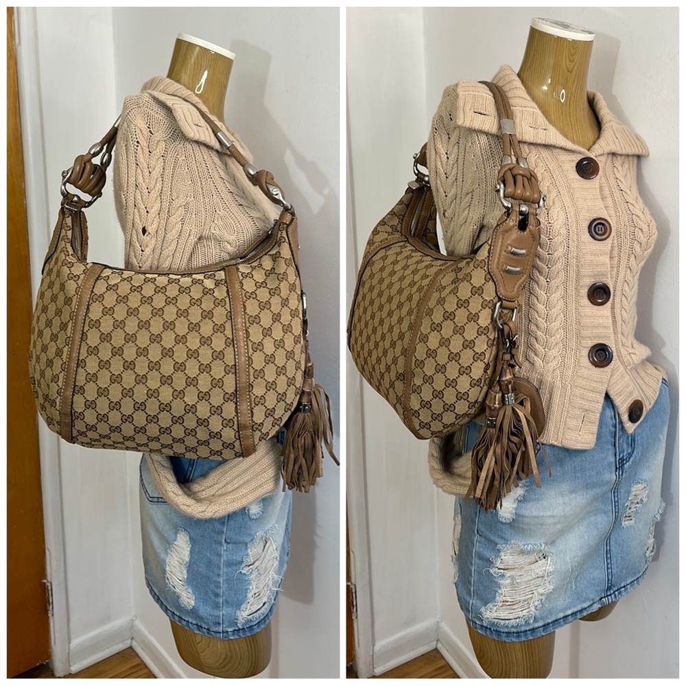 Gucci Tan Hobo Bag